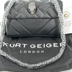 Kurt Geiger London Black Mini Kensington Purse.